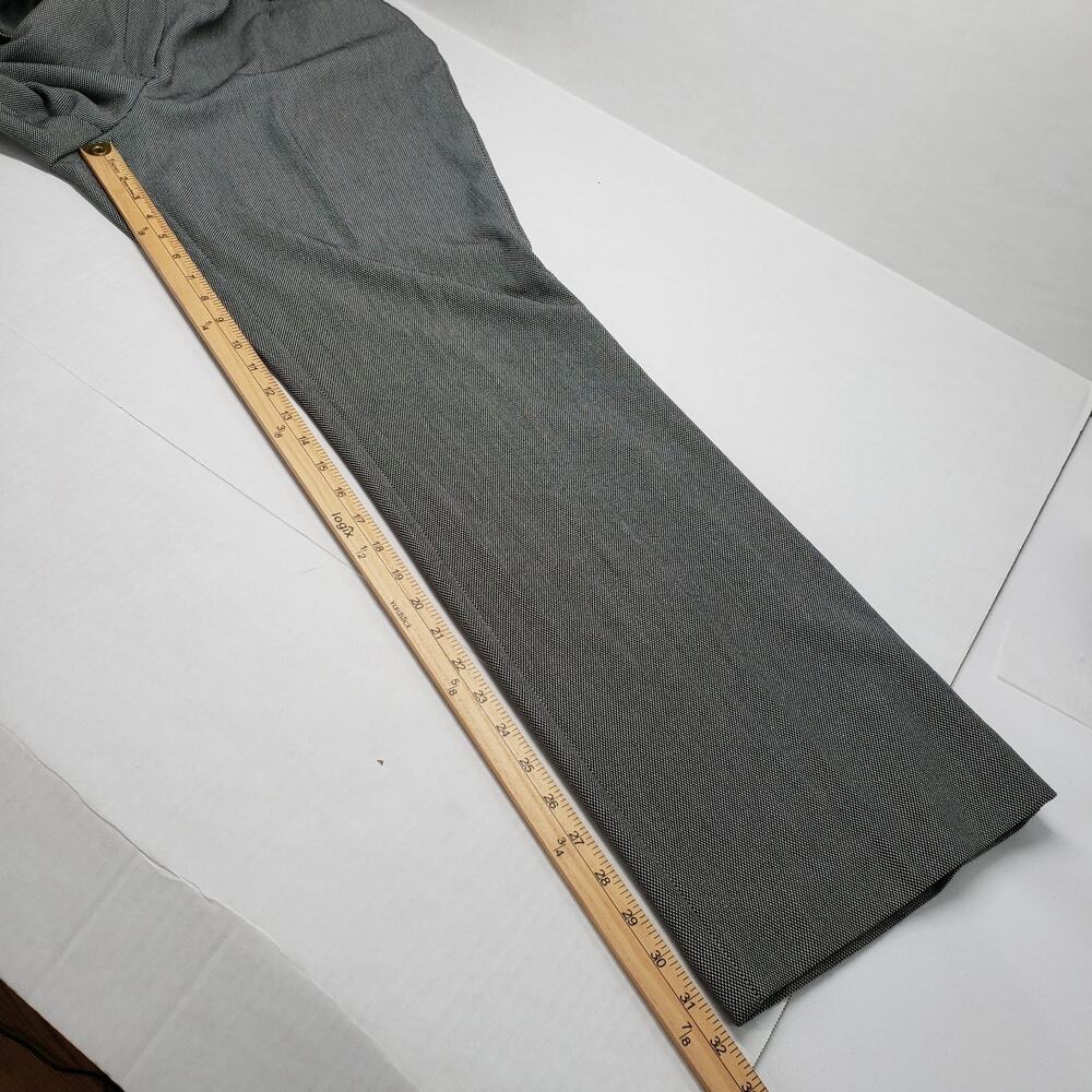 Vintage Fashion Bug Dress Pants Womens 18W Gray Pattern Bootcut Tailored Office - Picture 15 of 16
